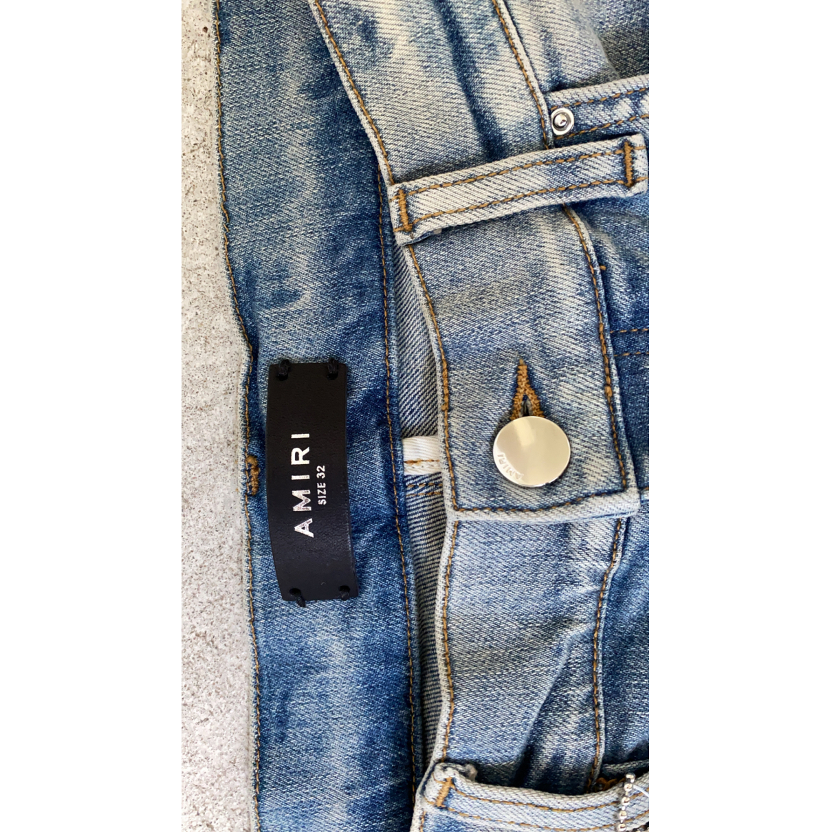Trousers Amiri Blue size 34 UK - US in 